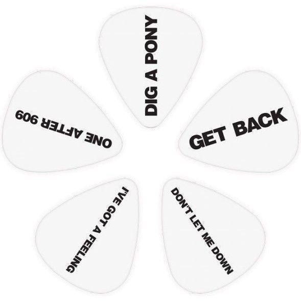 D'Addario 1CWH4-10B8 Beatles Get Back Guitar Picks - Medium (10-Pack), , large image number 2