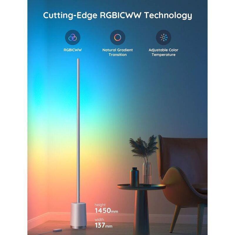 Govee Lyra RGBICWW Corner Floor Lamp, , large image number 4