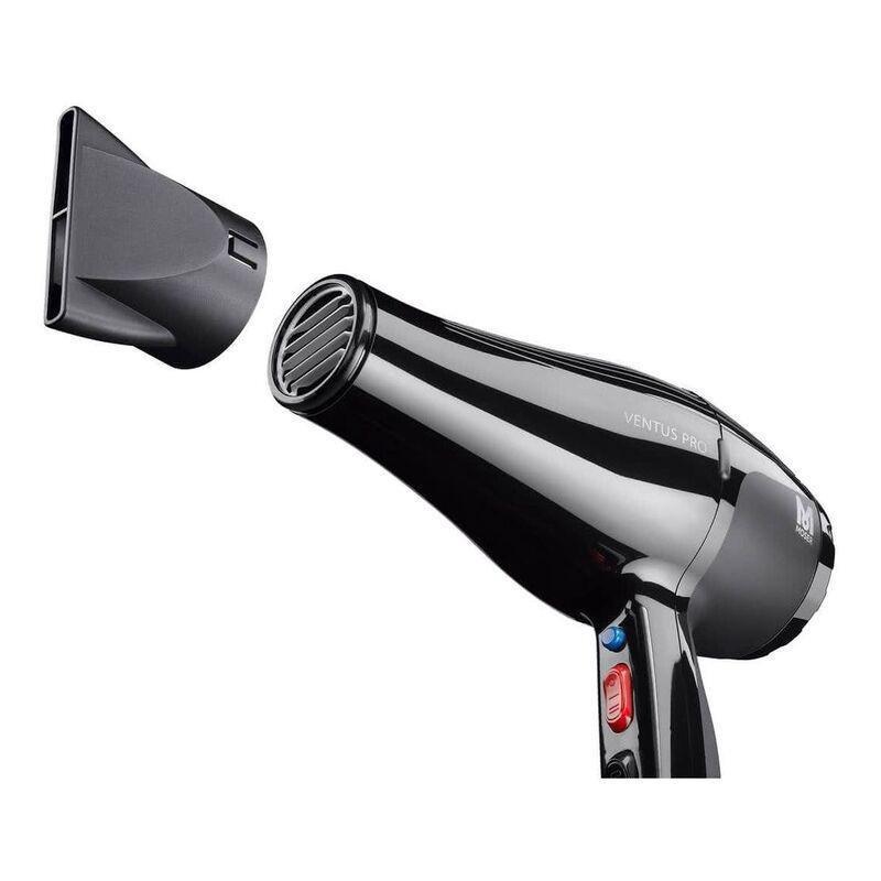 MOSER - Moser Ventus Pro Premium 2200W Compact Professional Hair Dryer - Black/Silver