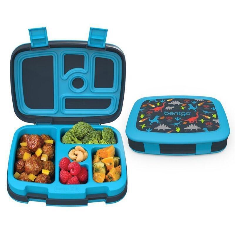Bentgo Dinosaur Kids Lunch Box - Blue, , large image number 1