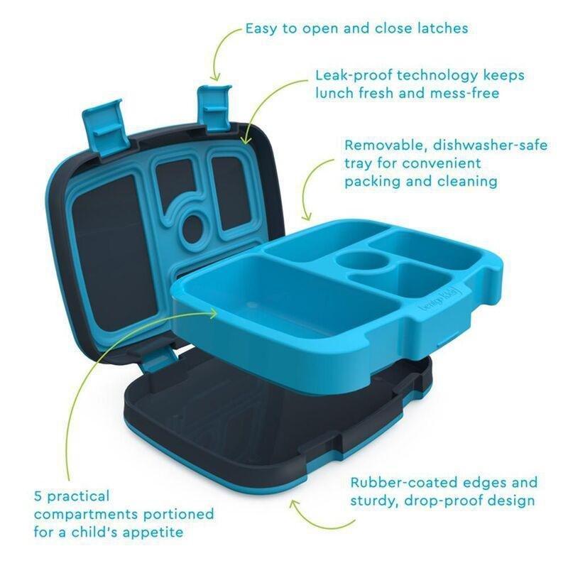 Bentgo Dinosaur Kids Lunch Box - Blue, , large image number 3