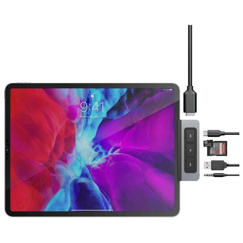 Hyper Hyperdrive Media 6-In-1 USB-C Hub For iPad Pro/Air, , large image number 2
