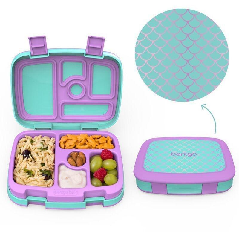 Bentgo Mermaid Kids Lunch Box - Aqua/Orchid, , large image number 0