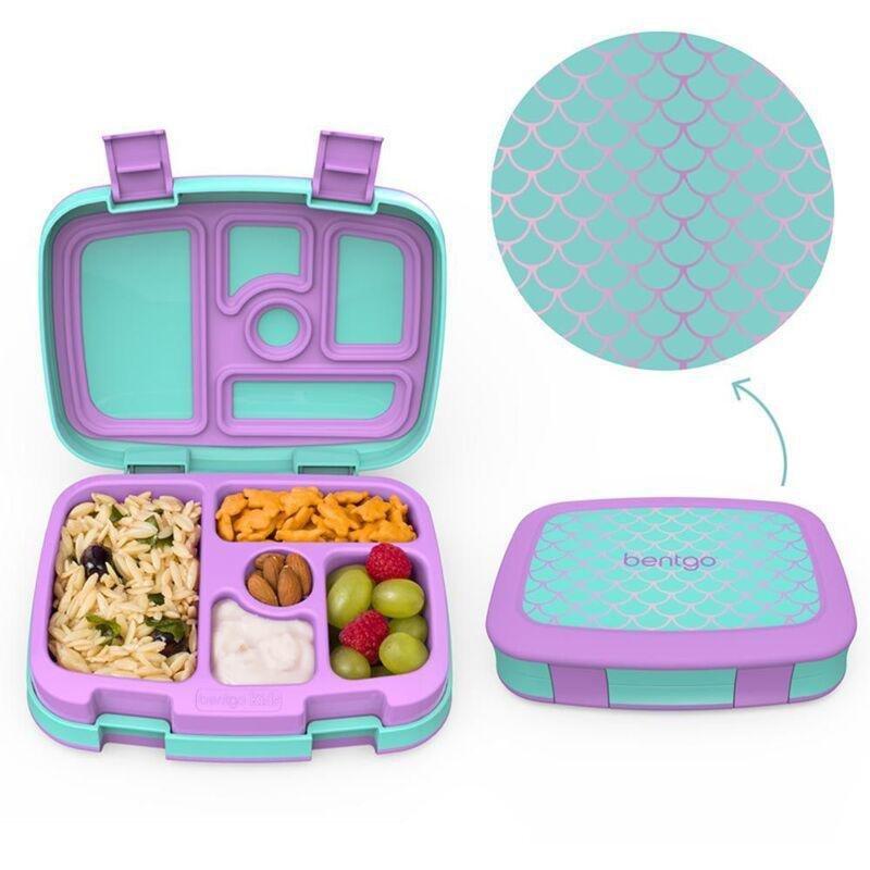 BENTGO - Bentgo Mermaid Kids Lunch Box - Aqua/Orchid