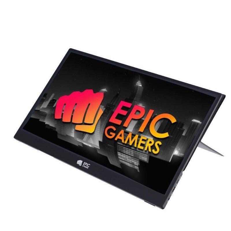 Epic Gamers 15.8-Inch IPS FHD 60Hz Portable Touch Screen Gaming Monitor with Stand, , large image number 1