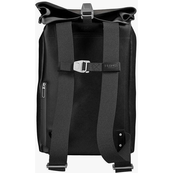 Brooks Pickwick Reflective Leather Backpack Black, , large image number 4