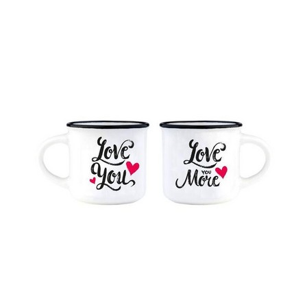 LEGAMI - Legami Espresso For Two - Coffee Mug - Love 50ml