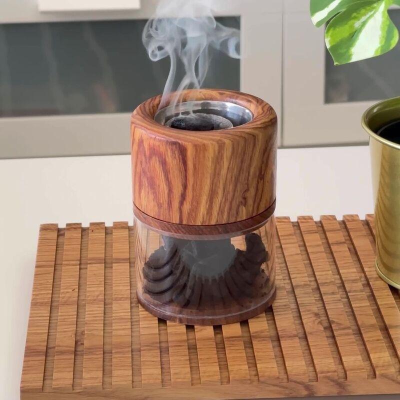 HilalFul Mini Wooden Incense Burner, , large image number 1