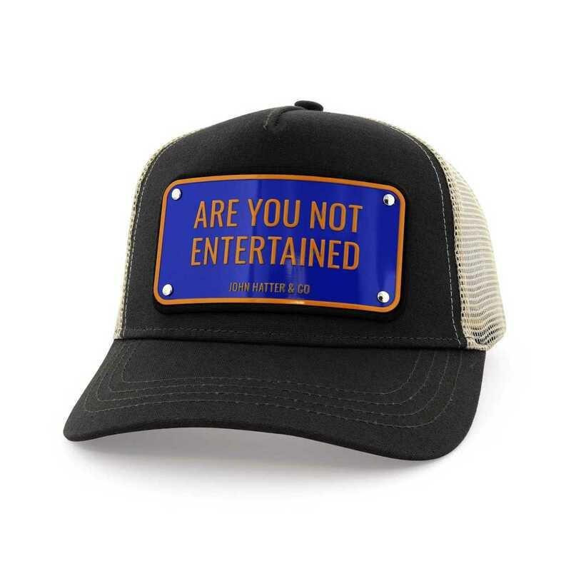 JOHN HATTER & CO - John Hatter Are You Not Entertained Unisex Cap Brown/Stone