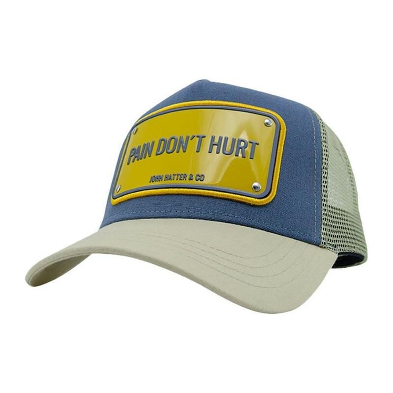 John Hatter Pain Don't Hurt Unisex Cap Blue/Stone, , large image number 0