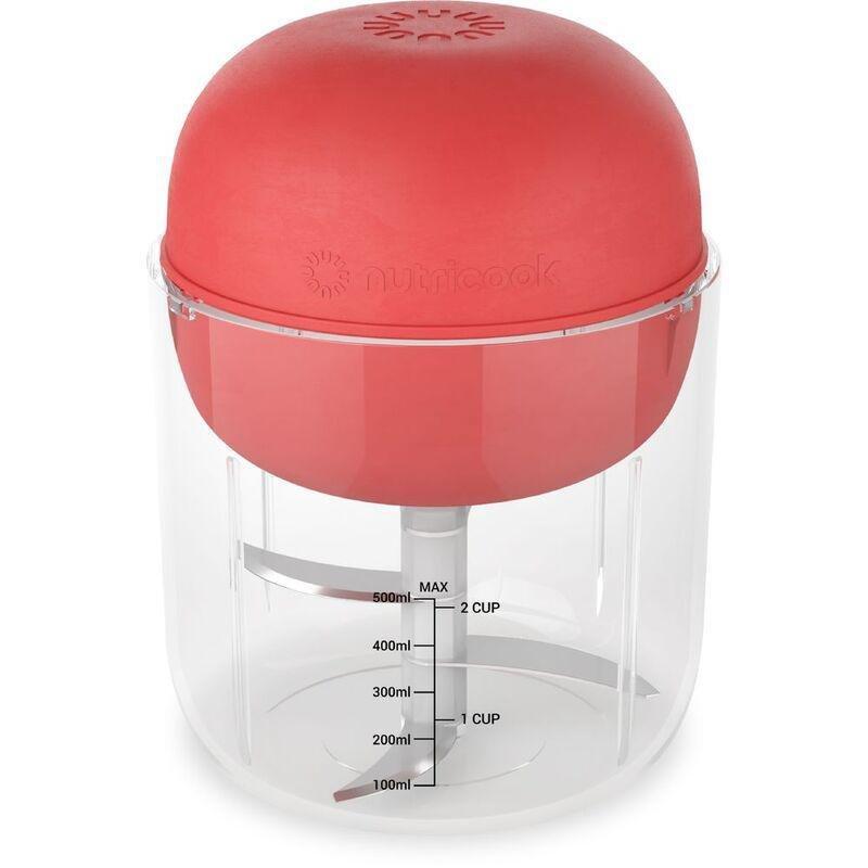 Nutricook Choppi Food Chopper- Red, , large image number 0