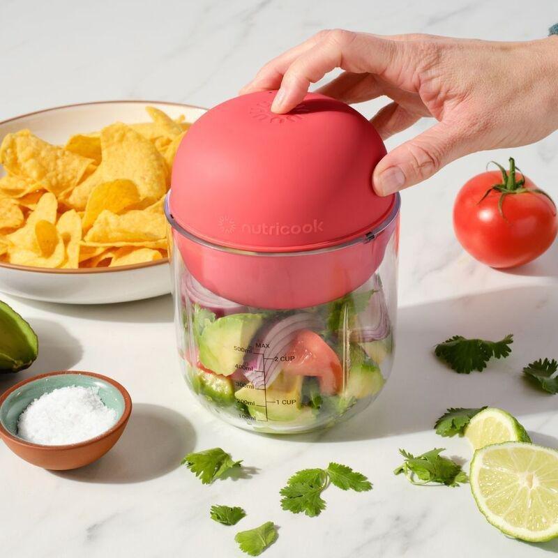Nutricook Choppi Food Chopper- Red, , large image number 1