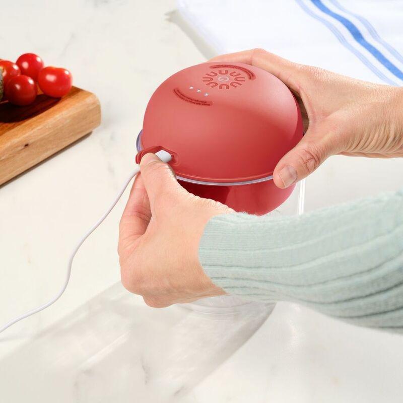 Nutricook Choppi Food Chopper- Red, , large image number 5