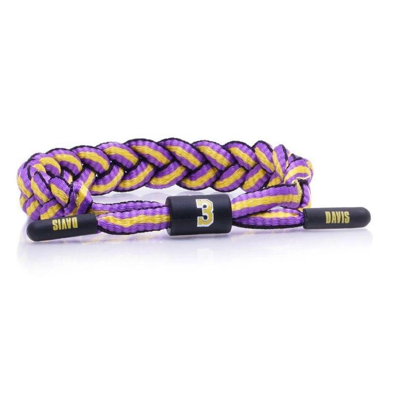 Rastaclat Anthony Davis Men's Bracelet Purple/Yellow, , large image number 0