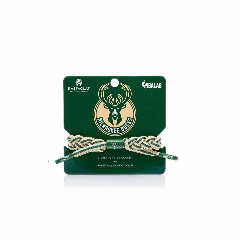 Rastaclat Milwaukee Bucks Home Men's Bracelet Tan/Green, , large image number 0
