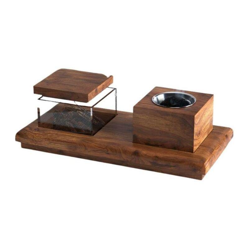 HilalFul Wooden Incense Burner Tray Set, , large image number 0
