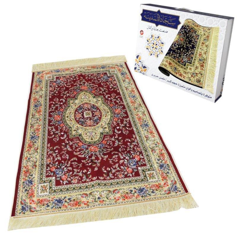 Al Madinah Prayer Mat - Maroon, , large image number 0
