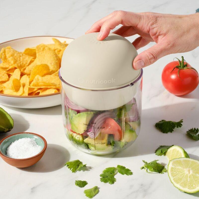 Nutricook Choppi Food Chopper- Desert Sand, , large image number 1