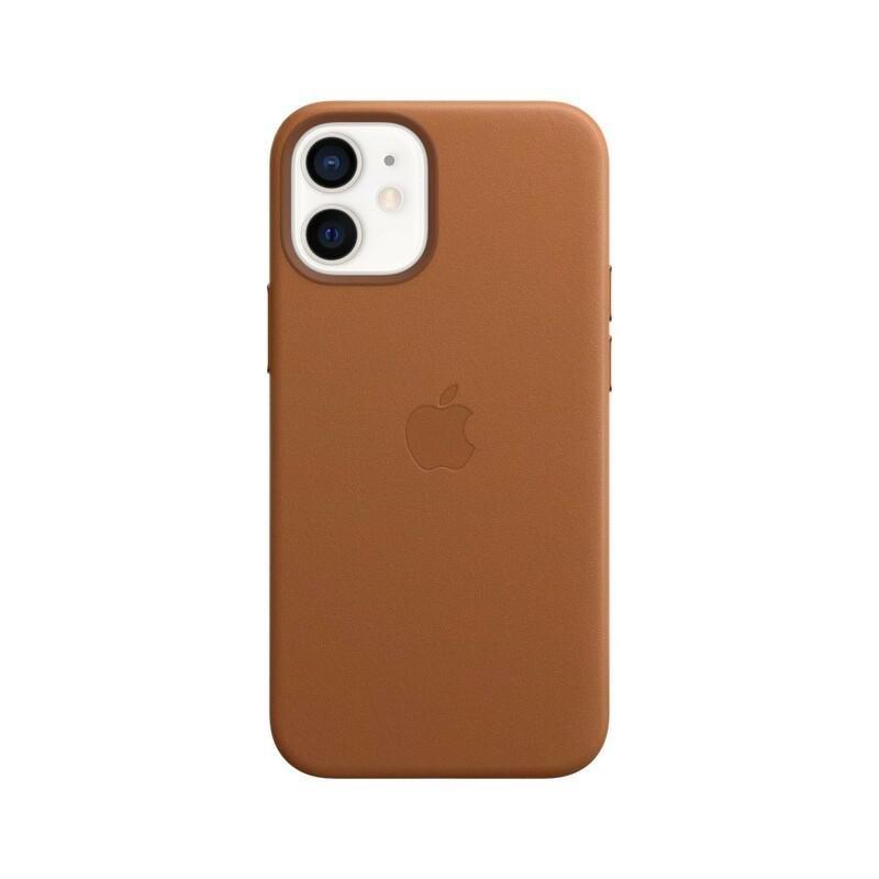 Apple Leather Case Saddle Brown with MagSafe for iPhone 12 Mini, , large image number 0