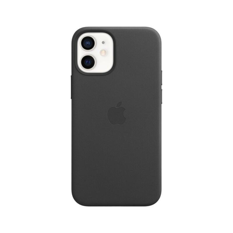 Apple Leather Case Black with MagSafe for iPhone 12 Mini, , large image number 0