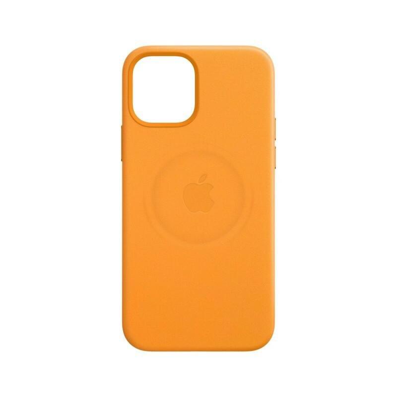 Apple Leather Case California Poppy with MagSafe for iPhone 12/12 Pro, , large image number 1