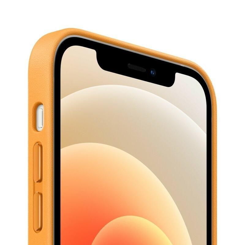 Apple Leather Case California Poppy with MagSafe for iPhone 12/12 Pro, , large image number 2