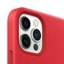 APPLE - Apple Leather Case (Product) Red with MagSafe for iPhone 12 Pro Max