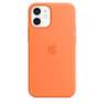 APPLE - Apple Silicone Case Kumquat with MagSafe for iPhone 12 Mini