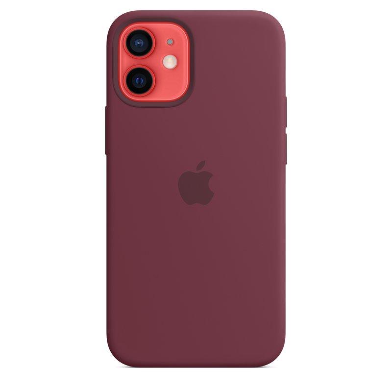 Apple Silicone Case Plum with MagSafe for iPhone 12 Mini, , large image number 1