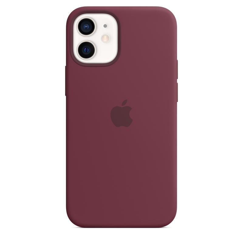 Apple Silicone Case Plum with MagSafe for iPhone 12 Mini, , large image number 3