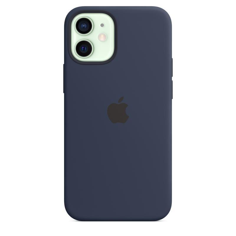 Apple Silicone Case Deep Navy with MagSafe for iPhone 12 Mini, , large image number 2