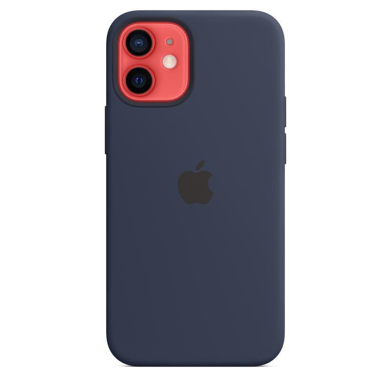 Apple Silicone Case Deep Navy with MagSafe for iPhone 12 Mini, , large image number 3