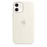 APPLE - Apple Silicone Case White with MagSafe for iPhone 12 Mini