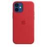 APPLE - Apple Silicone Case (Product)Red with MagSafe for iPhone 12 Mini