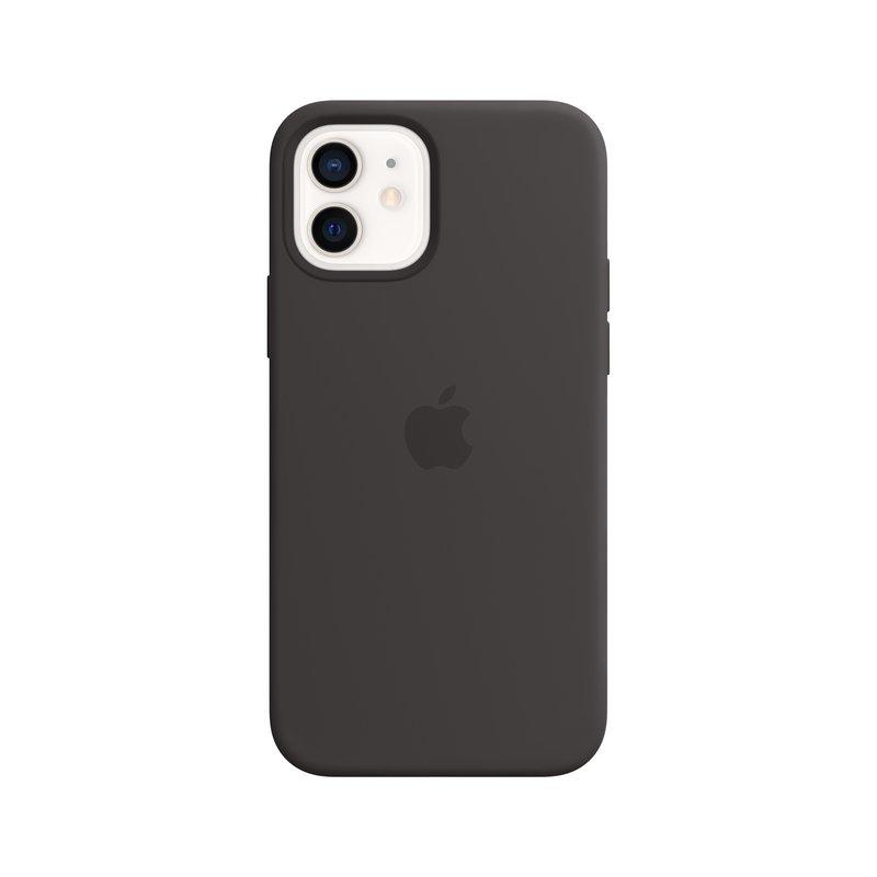 Apple Silicone Case Black with MagSafe for iPhone 12/Pro, , large image number 0