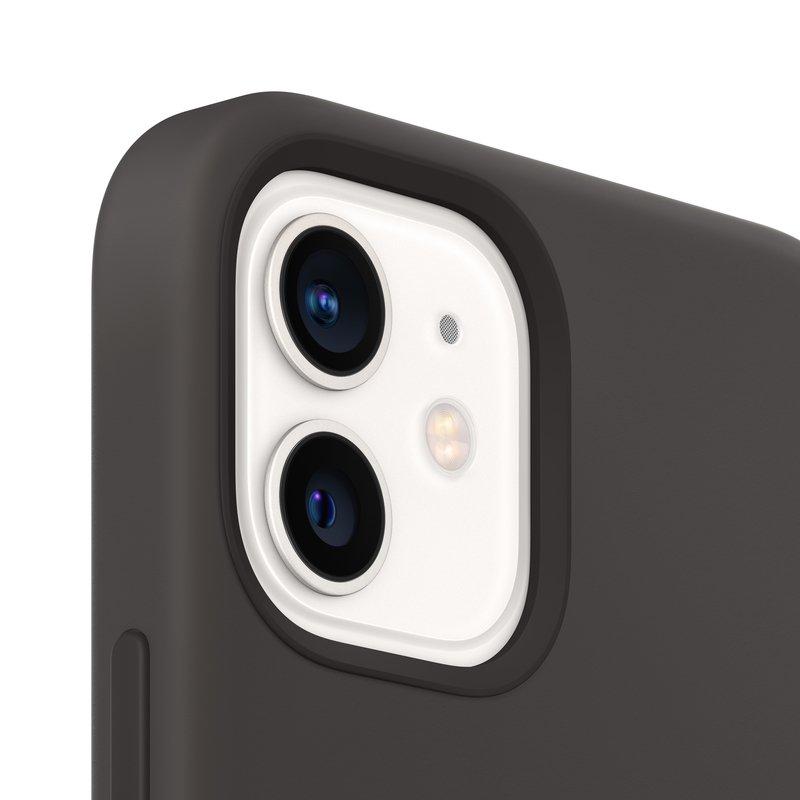 Apple Silicone Case Black with MagSafe for iPhone 12/Pro, , large image number 1