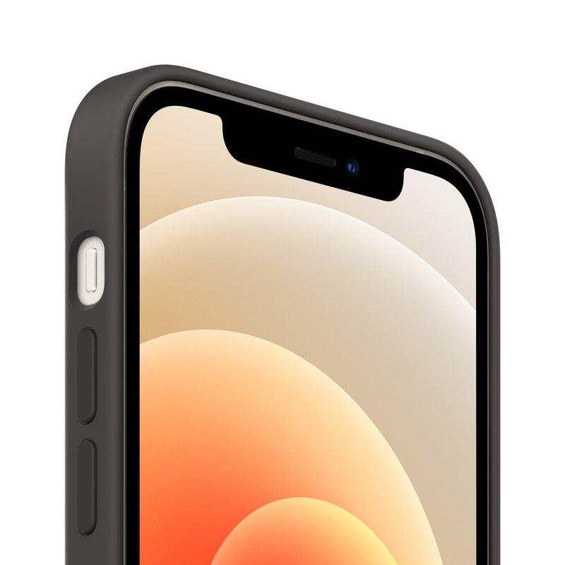 Apple Silicone Case Black with MagSafe for iPhone 12/Pro, , large image number 2