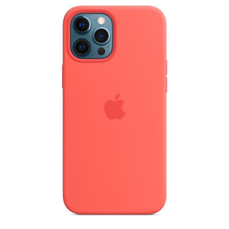 Apple Silicone Case Pink Citrus with MagSafe for iPhone 12 Pro Max, , large image number 0