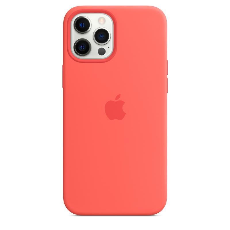 Apple Silicone Case Pink Citrus with MagSafe for iPhone 12 Pro Max, , large image number 2