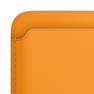 APPLE - Apple Leather Wallet California Poppy with MagSafe for iPhone