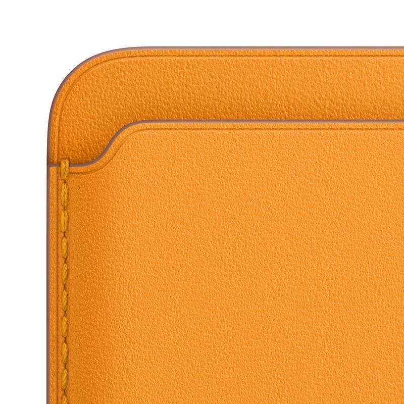 Apple Leather Wallet California Poppy with MagSafe for iPhone, , large image number 1