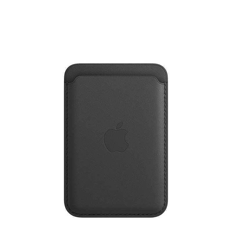 Apple Leather Wallet Black with MagSafe for iPhone, , large image number 0