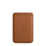 APPLE - Apple Leather Wallet Saddle Brown with MagSafe for iPhone