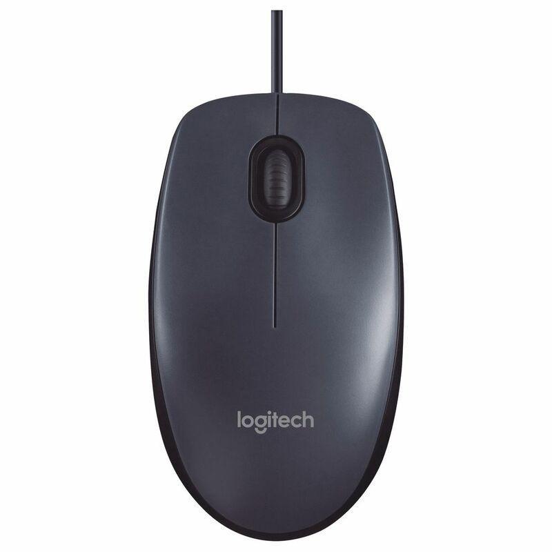 Logitech M100 USB Wired Mouse Grey, , large image number 0