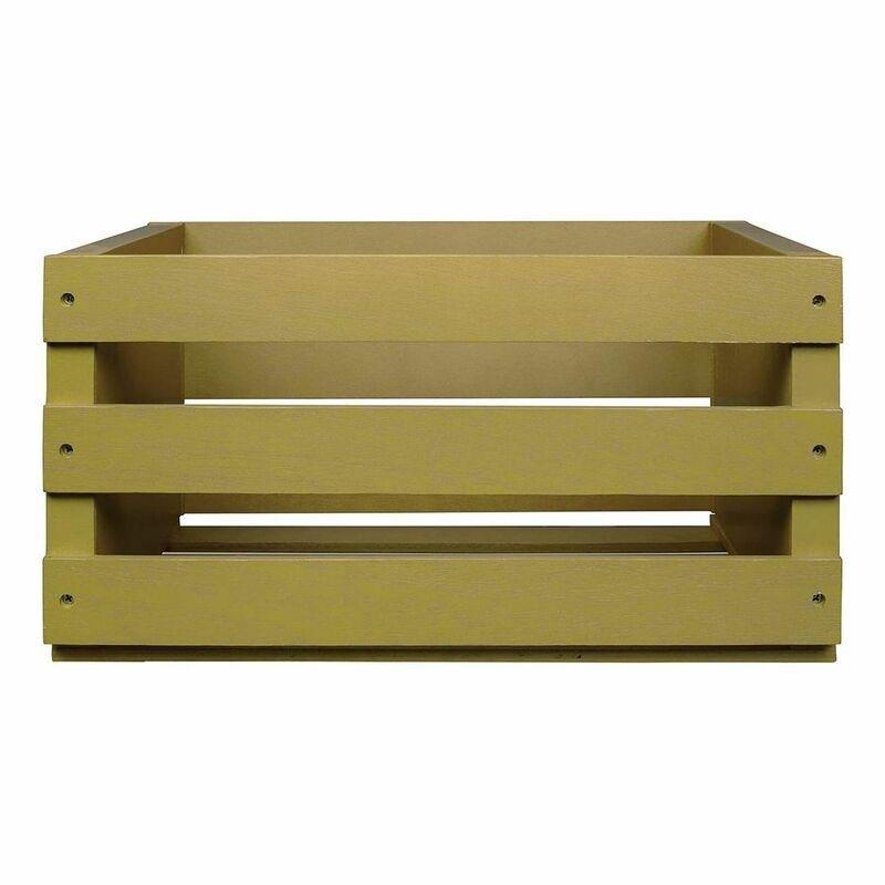 Crosley Record Storage Crate Sage (Holds up to 75 Albums), , large image number 1