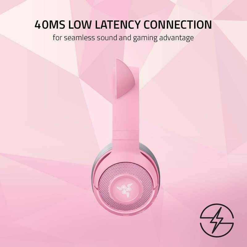 Razer Kraken BT Kitty Edition Quartz Wireless On-Ear Headphones, , large image number 1