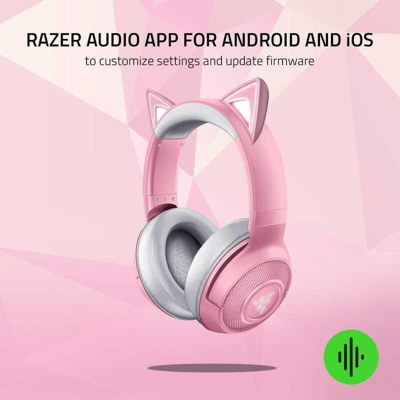 RAZER - Razer Kraken BT Kitty Edition Quartz Wireless On-Ear Headphones
