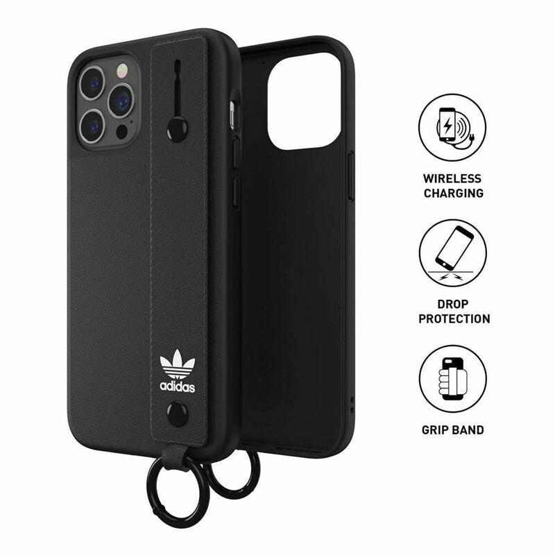 Adidas Original Hand Strap Case Fw20 Black for iPhone 12 Pro/12, , large image number 4