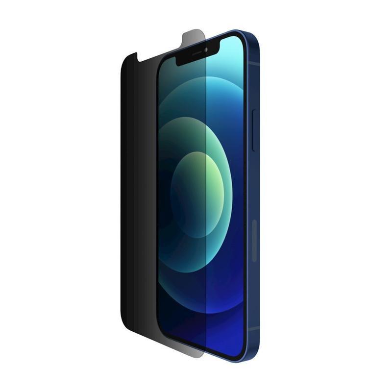 Belkin Screenforce Tempered Glass Privacy Screen Protector for iPhone 12 Pro/12, , large image number 3