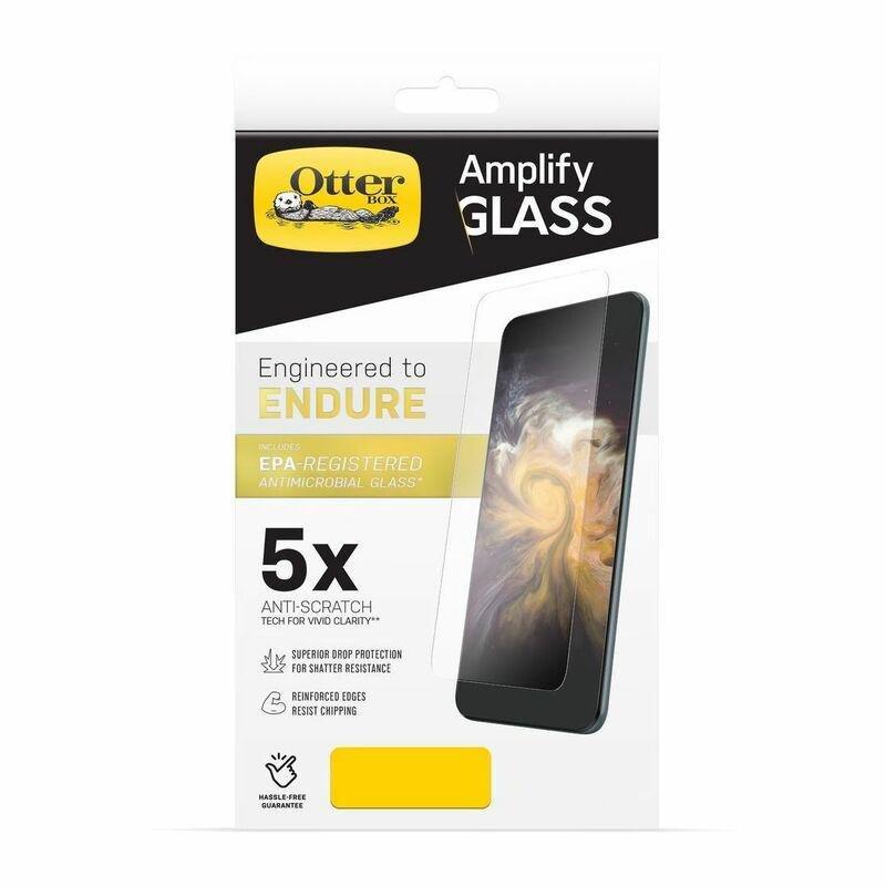OtterBox Amplify Glass Antimicrobial Screen Protector for iPhone 12 Pro Max, , medium